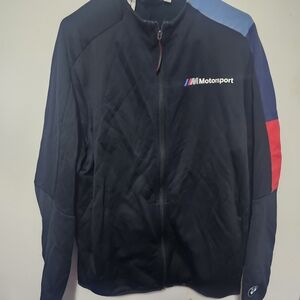 Puma Motorsport Men's Black and Red Performance Jacket